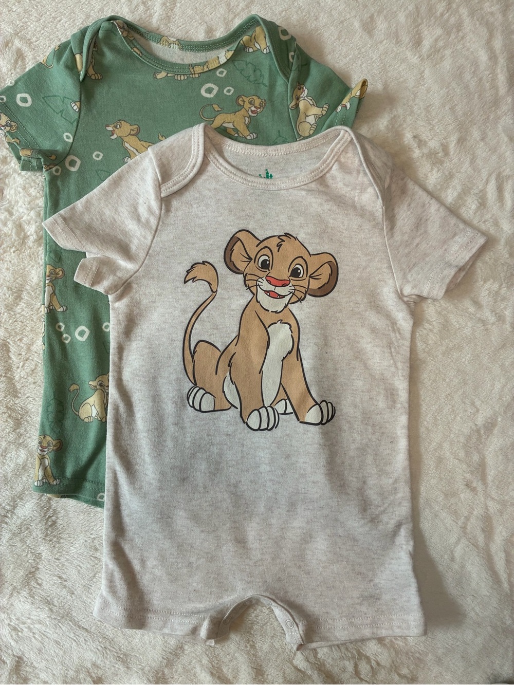 🦁☀️ Disney Baby Lion King Shortie Romper Bundle | 24 Months